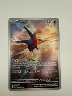 Pokemon TCG Latios 203/191 Surging Sparks Illustration Rare Holo Card 2024 - Image 1
