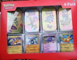 Pokemon 4 Mini Tins + 4 Promo Cards Bundle - 151 Sams Club EXCLUSIVE LIMITED NEW - Image 4