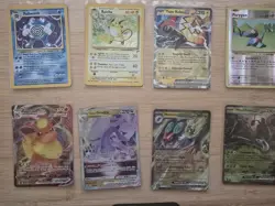 Pokemon Card Lot of 8 Cards Raichu, Paragon, Poliwrath, Flareon - Image 1
