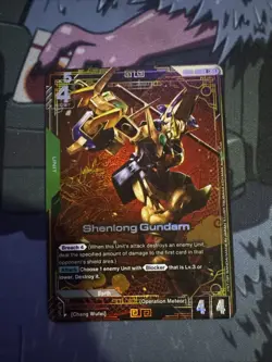 Gundam Card Game Newtype Rising Shenlong Gundam GD01-029 R+ Holo Foil Rare - Image 1