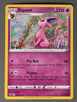 Espeon SWSH174 SWSH: Sword & Shield Promo Cards Holo MP - Image 1