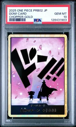 PSA 10! 2025 ONE PIECE PRB02 JP DON!! CARD CHOPPER-GOLD - Image 1