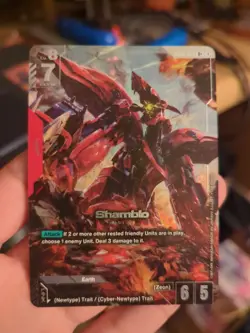 Shamblo R+ Alt Art Gundam Card Game New Type Rising GD01-047 - Image 1