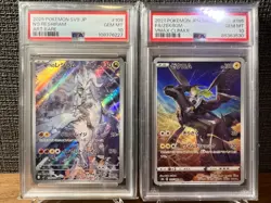 PSA 10 N's Reshiram AR 109/100 Zekrom CHR 195/184 SEQ SET Pokemon Card #109 #195 - Image 1