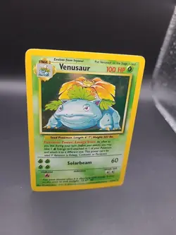 Pokemon TCG Venusaur Base Set Holo Unlimited Rare Card 15/102 LP/HP - Image 2