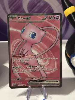 Mew EX 193/165 Scarlet & Violet 151 Pokemon Card Full Art Secret Rare pack fresh - Image 2