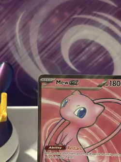 Mew EX 193/165 Scarlet & Violet 151 Pokemon Card Full Art Secret Rare pack fresh - Image 4