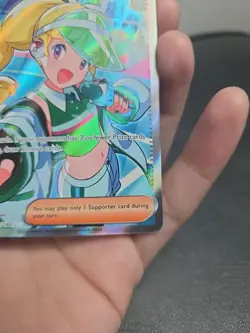 Emcee's Hype Destined Rivals Full Art Ultra Rare Card 220/182 NM Pokemon TCG - Image 3
