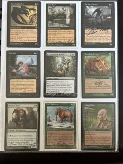 MTG-2 Mixed Lot Of Signed Magic The Gathering Cards (MTG) - Image 1
