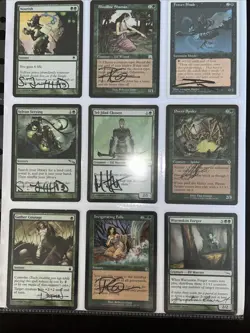 MTG-1 Mixed Lot Of Signed Magic The Gathering Cards (MTG) - Image 1