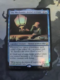 x1 The Mechanist, Aerial Artisan - Prerelease Promo Foil R MTG Avatar - Image 1