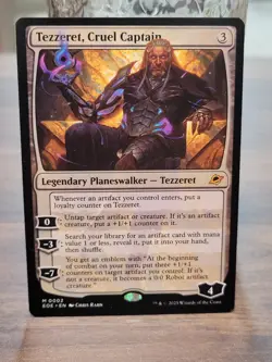 ?Tezzeret, Cruel Captain Edge of Eternities (Near Mint Condition) + Emblem? - Image 1