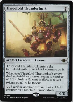 Threefold Thunderhulk R The Lost Caverns of Ixalan 265 LP-NM - Image 1