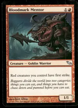 1x Bloodmark Mentor - Shadowmoor - LP - MTG - Image 1