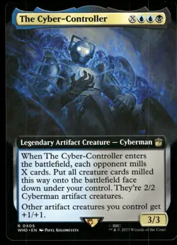 1x The Cyber-Controller (Extended Art) - Universes Beyond: Doctor Who - NM - MTG - Image 1
