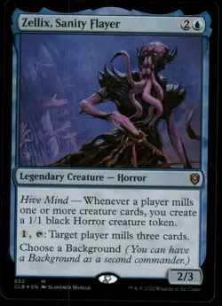 1x Foil Zellix, Sanity Flayer -Commander Legends: Battle for Baldur's Gate - Image 1