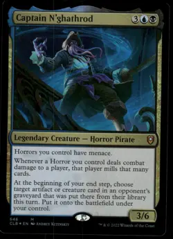 1x Foil Captain N'ghathrod - Commander: Battle for Baldur's Gate - Image 1