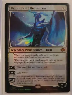 Foil Ugin, Eye of the Storms MTG Tarkir: Dragonstorm Mythic # 0001 NM Magic Foil - Image 1