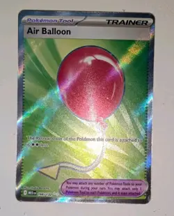 Pokemon TCG Air Balloon 166/132 Mega Evolutions Full Art Trainer - Image 2