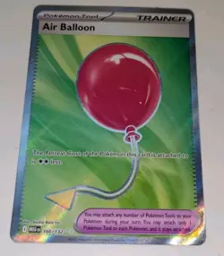 Pokemon TCG Air Balloon 166/132 Mega Evolutions Full Art Trainer - Image 3