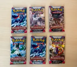 Pokemon TCG Scarlet & Violet Paldea Evolved Booster Pack Lot of 6 - Image 1