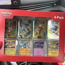 Pokemon TCG Scarlet & Violet 151 Mini Tin 4-Pack Sam’s Club New Factory Sealed - Image 1