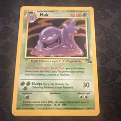 Muk 13/62 - Holo Rare - Pokemon Fossil Set WOTC - Image 1