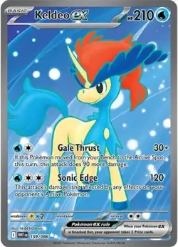 1x Keldeo ex (#159/086) - Holofoil NM Eng Pokemon - SV: White Flare - Image 1