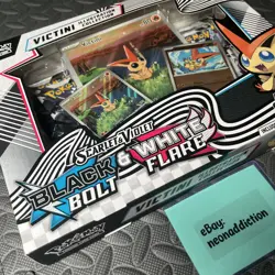 Pokemon TCG Unova Victini Illustration Collection Box Black Bolt/White Flare NEW - Image 2