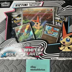 Pokemon TCG Unova Victini Illustration Collection Box Black Bolt/White Flare NEW - Image 3