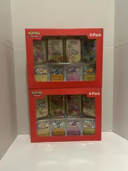 Set Of 2 Sam’s Club Pokemon Scarlet And Violet 151 Mini Tin 4 Pack - Image 1