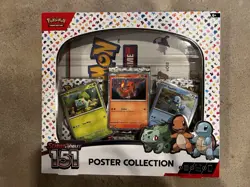 Pokemon TCG Scarlet & Violet 151 Poster Collection Box 3 Packs - New/Sealed - Image 1