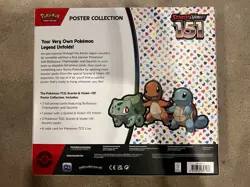 Pokemon TCG Scarlet & Violet 151 Poster Collection Box 3 Packs - New/Sealed - Image 2