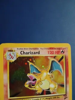 Charizard 4/130 Holo Rare Pokemon 2000 Base Set 2 HP DMG - Image 2