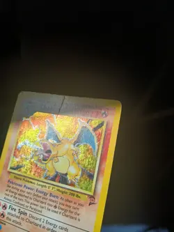 Charizard 4/130 Holo Rare Pokemon 2000 Base Set 2 HP DMG - Image 5