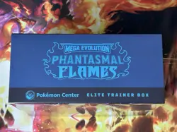 Phantasmal Flames Pokemon Center Elite Trainer Box ETB SEALED SHIPS FAST ACRYLIC - Image 3