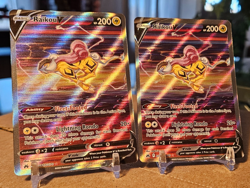 Pokemon LOT 2 TCG Crown Zenith Galarian Gallery Ultra Rare Raikou v GG41/GG70 - Image 1