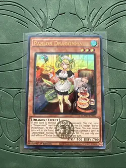 Parlor Dragonmaid | Emblazoned Ultra Rare | BLMM-EN060 | Near Mint | Yu-Gi-Oh! - Image 1