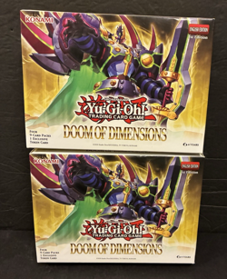 Yu-Gi-Oh Doom of Dimensions Mini Booster Box 1st Edition English Lot of 2 #2 - Image 1