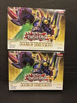 Yu-Gi-Oh Doom of Dimensions Mini Booster Box 1st Edition English Lot of 2 #2 - Image 2