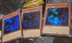 Yu-Gi-Oh Dark Beckoning Beast RA03-EN027 Super Rare Playset 1st Ed NM - Image 1