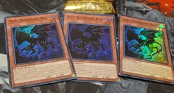 Yu-Gi-Oh Dark Beckoning Beast RA03-EN027 Super Rare Playset 1st Ed NM - Image 2