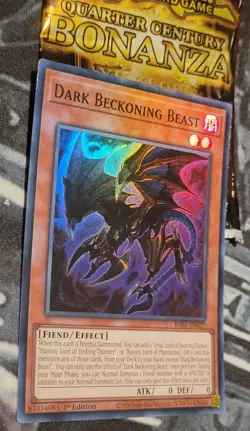 Yu-Gi-Oh Dark Beckoning Beast RA03-EN027 Super Rare Playset 1st Ed NM - Image 5