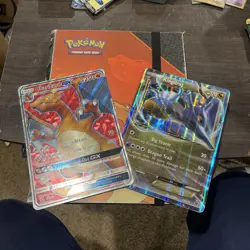400 Card Pokemon Card Binder! FULL ART! HOLO! REVERSE HOLO! AND MORE! - Image 1