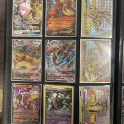 400 Card Pokemon Card Binder! FULL ART! HOLO! REVERSE HOLO! AND MORE! - Image 4