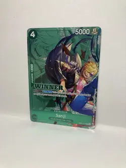 One Piece TCG Sanji EB01-014 WINNER Tournament Pack 2025 Vol. 1 Card Game NM - Image 2