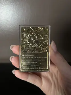Vtg 1999 Burger King 23K Gold Plated Pokemon Card Charizard - Image 4