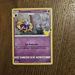 Cosmoem 014/025 Holo Rare Pokemon Card SWSH Celebrations TCG Card NM 2021 - Image 1