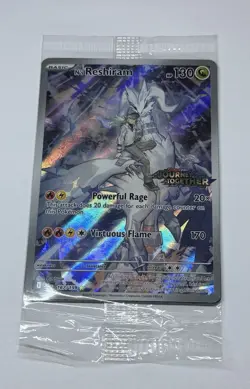 N's Reshiram Stamped Promo - Pokemon Card TCG Journey Together 167/159 - Sealed - Image 1