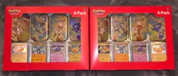 2x Pokemon Scarlet & Violet 4pk Mini Tins w/ 4 Promo Cards Lot Of 2 NEW SEALED - Image 1